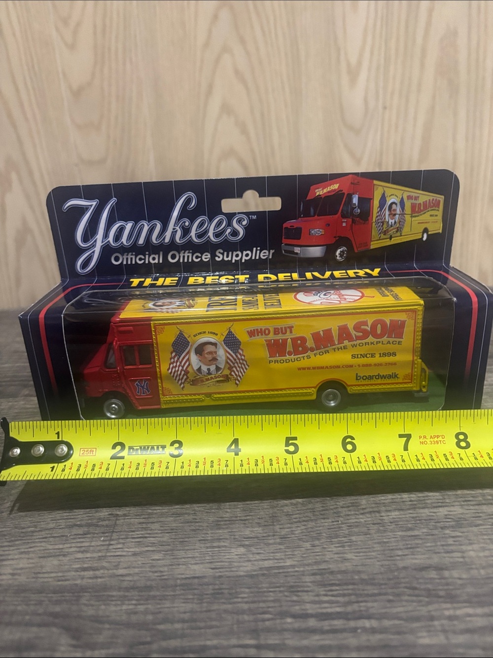 Yankees W.B. Mason truck